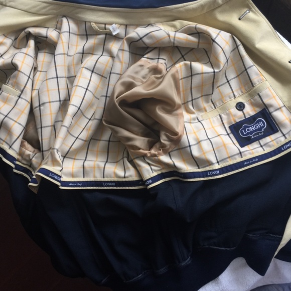 Longhi Luxury Cotton Twill Lightweight Jacket EU56 - Picture 8 of 8